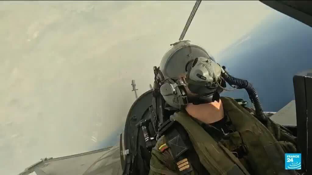 Aboard French fighter jets defending European borders from Russia