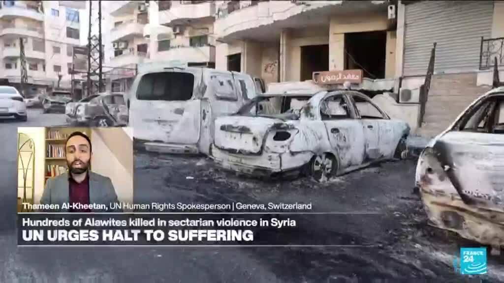 UN denounces 'distressing scale of violence in coastal areas' in Syria