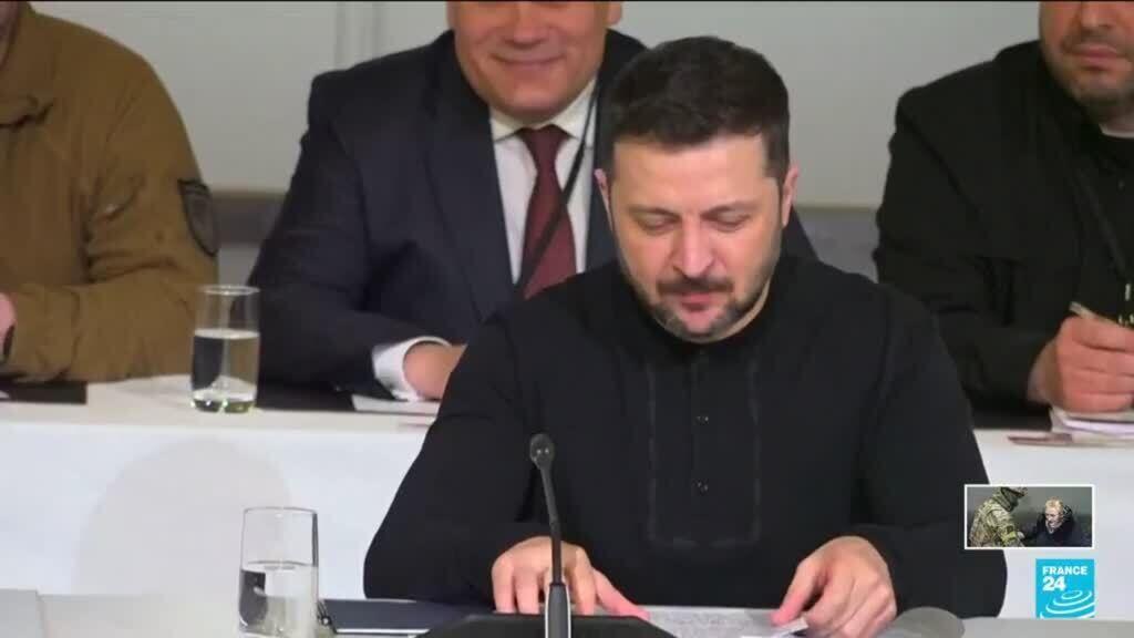 Zelensky slams 'dangerous signals' on lifting Russia sanctions