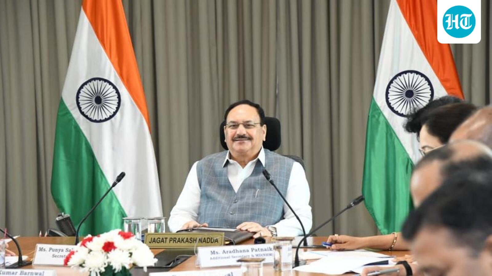 Remain fully vigilant, says JP Nadda at meeting to review Ebola preparedness