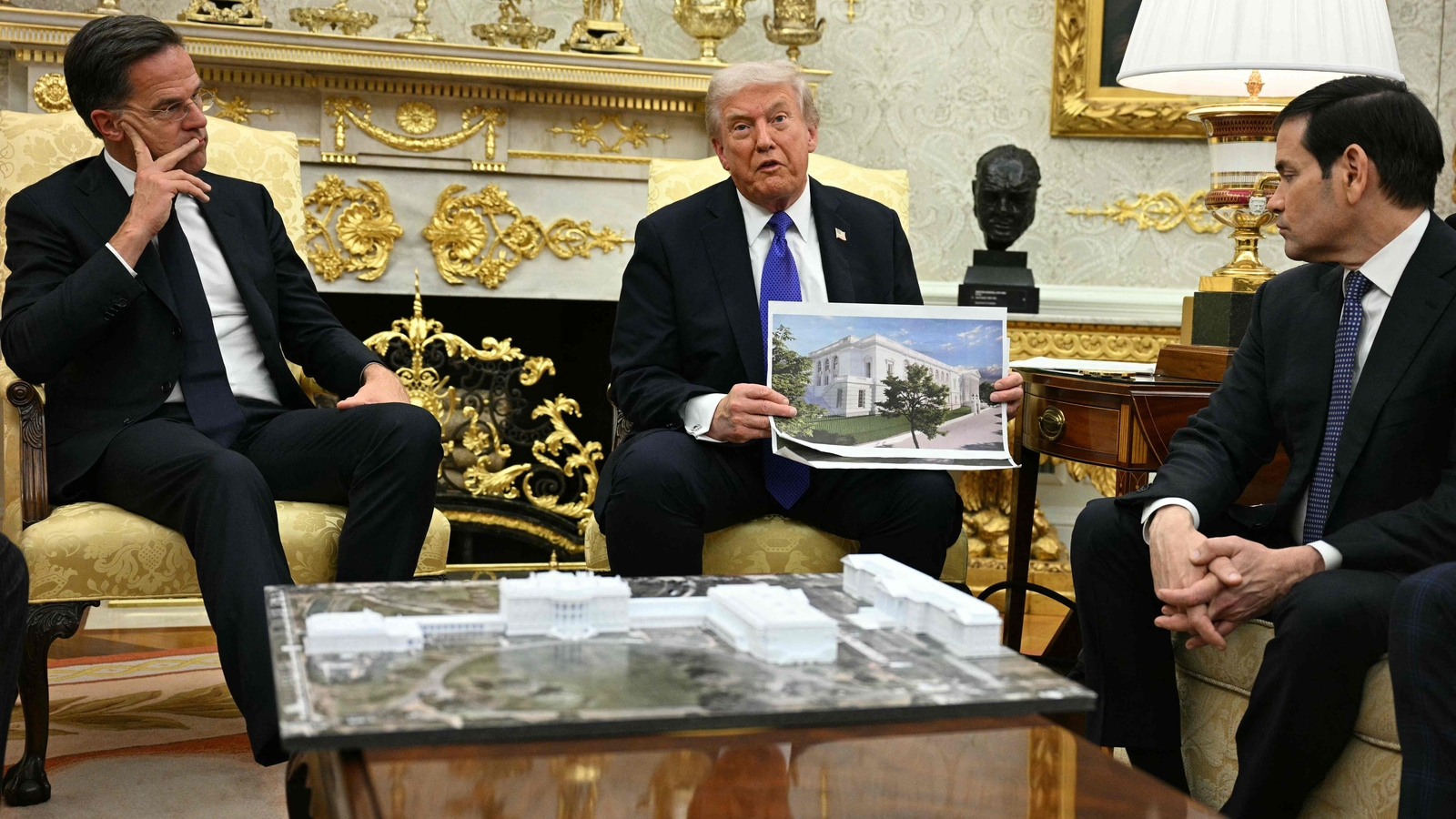 ‘Bigger than White House…’: Trump's East Wing ballroom model leaked; first photos out
