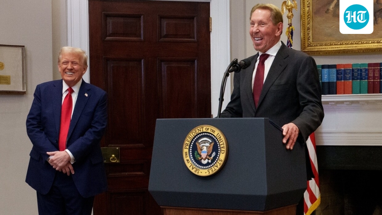 How a $45 Million Donation Brought Larry Ellison Deeper Into Trump’s Circle