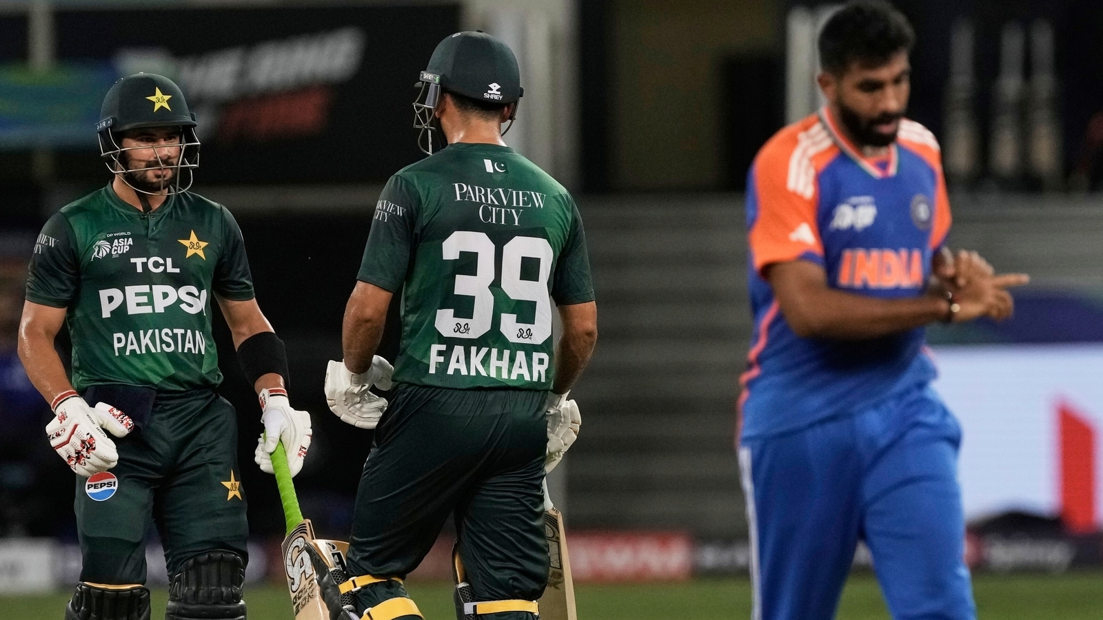 Watch: Pakistan’s Sahibzada Farhan smacks Bumrah for 2 sixes; Kuldeep takes revenge