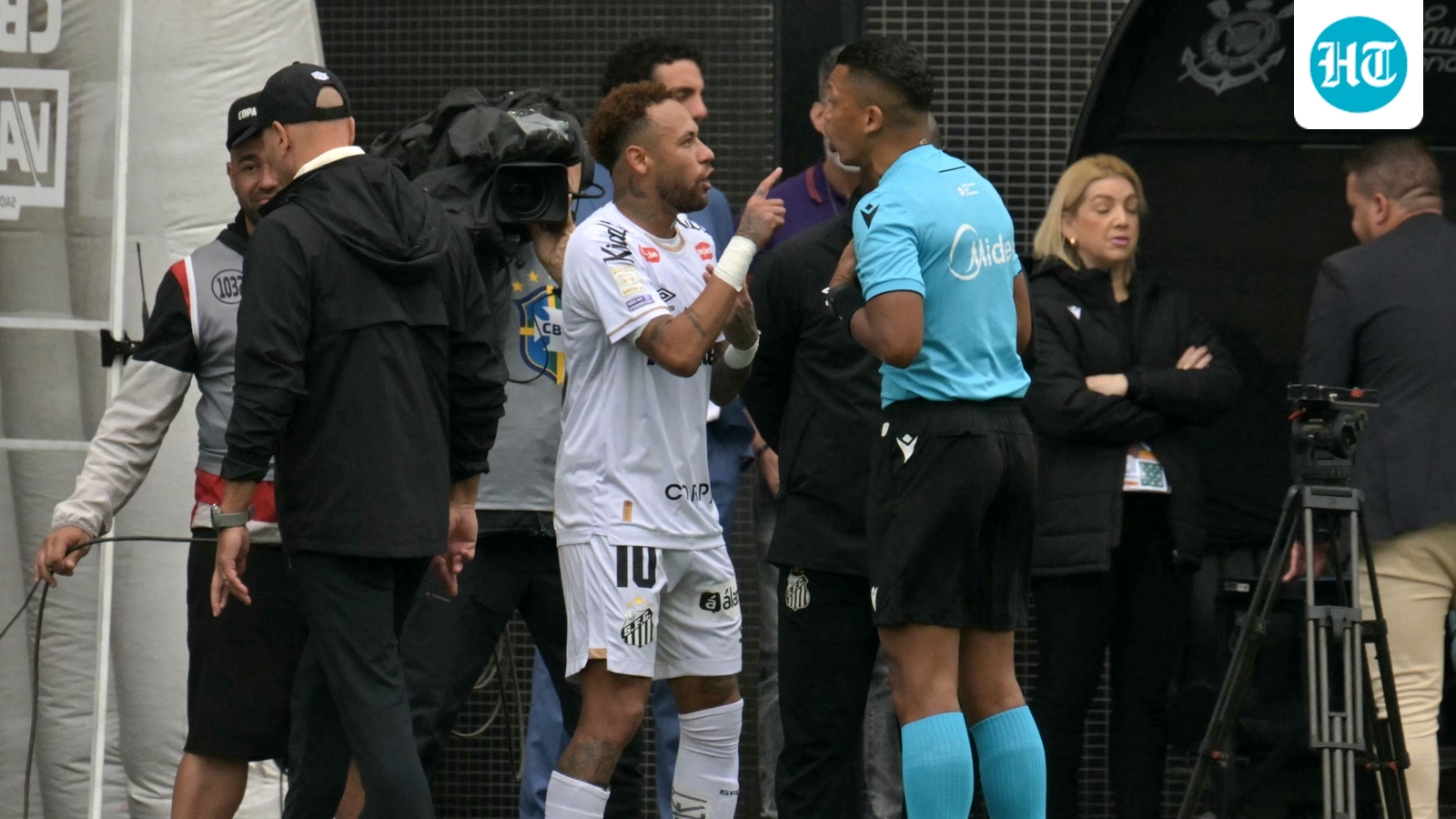 Neymar left raging after fourth official's error led to bizarre substitution mix-up during his final World Cup audition