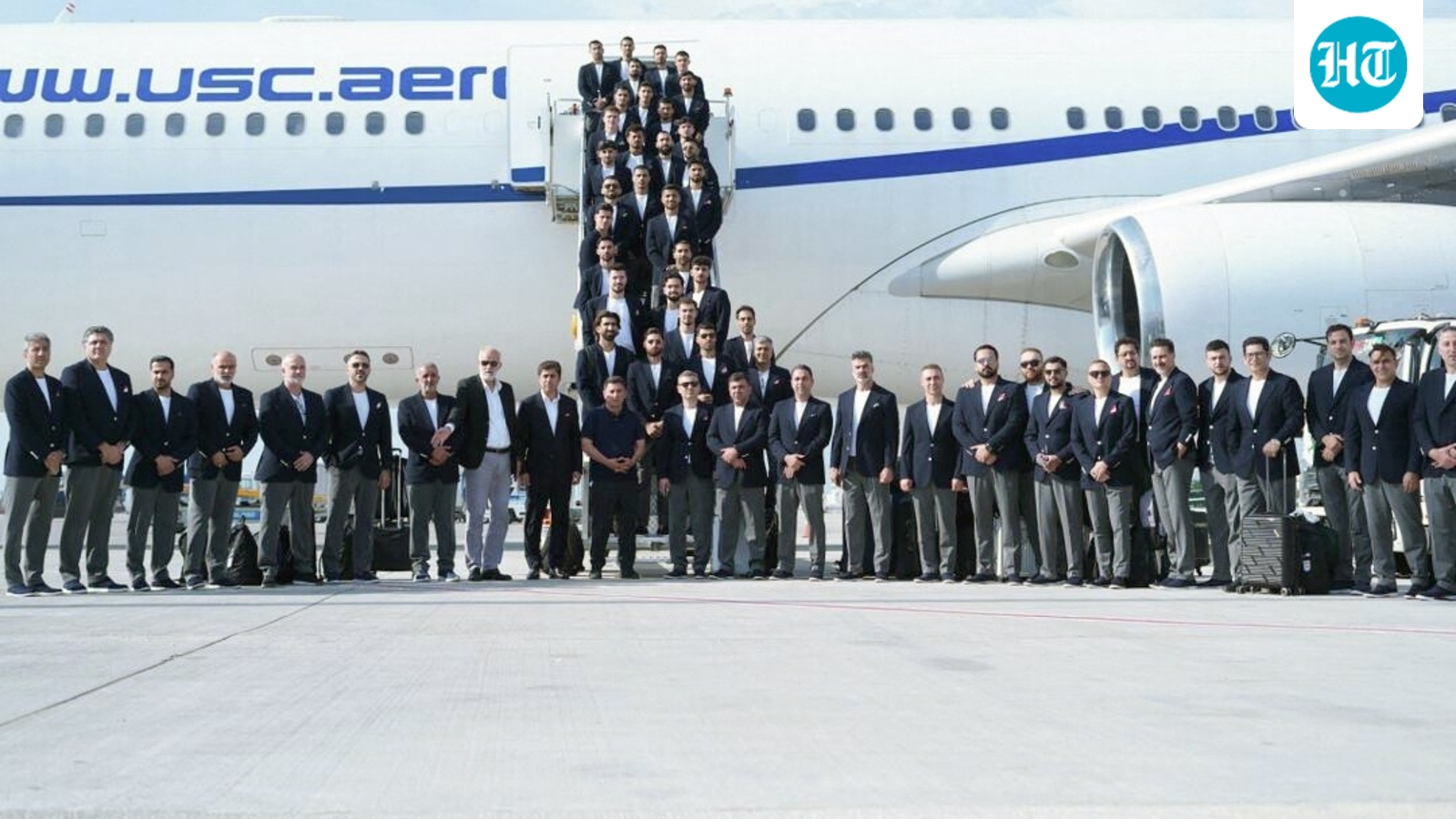 Iran football team leave note of thanks in LA locker room after draw with Belgium