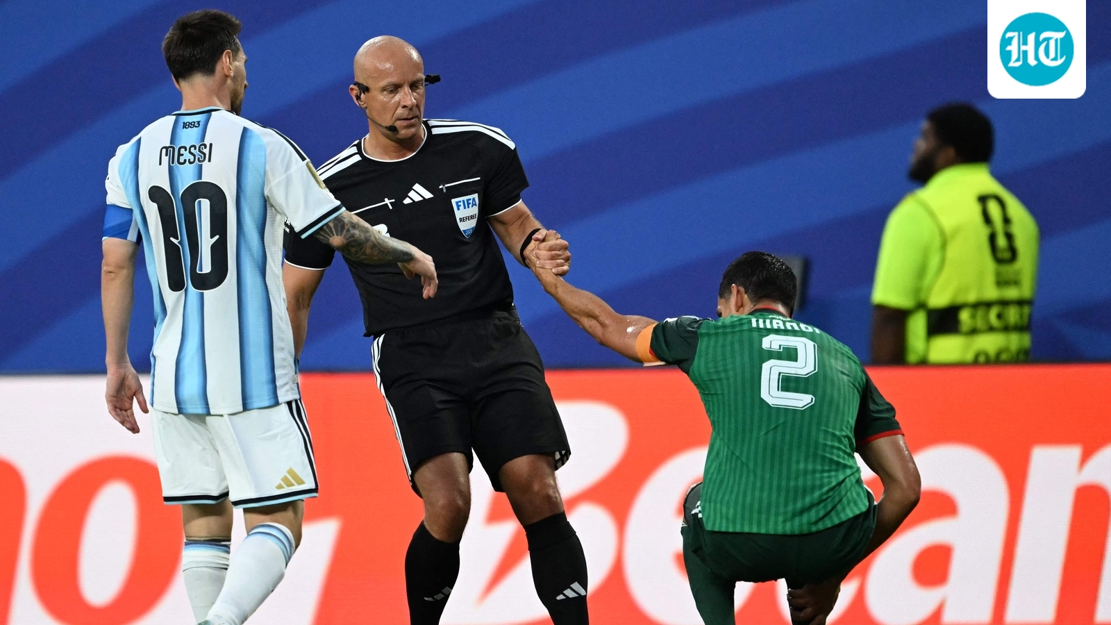 Lionel Messi's magical night marred by controversy as rash tackle sparks red card debate