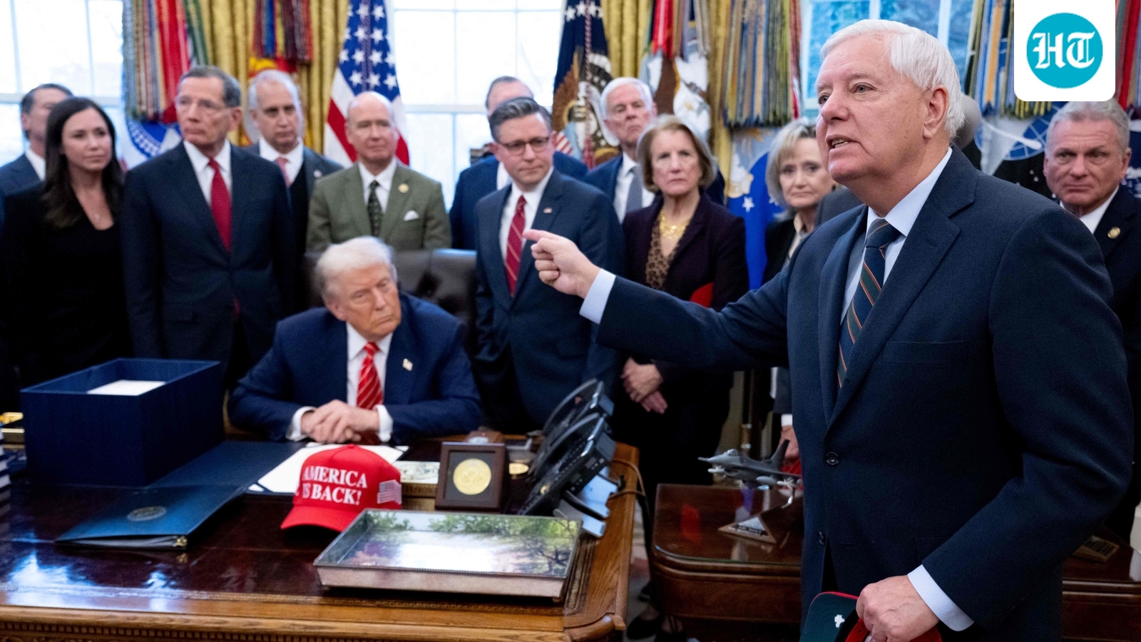 Trump says Lindsey Graham called him hours before his death: 'He was tired because of long trip'