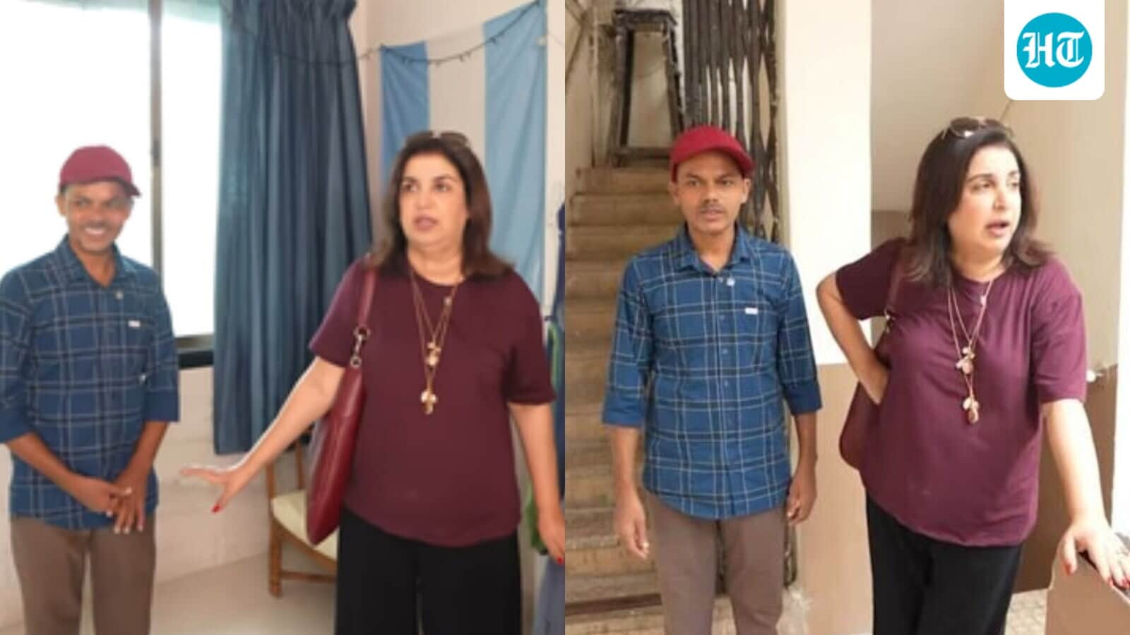 Farah Khan visits her old home, recalls sleeping on floor; Dilip says, ‘Now even our storeroom is bigger than this’