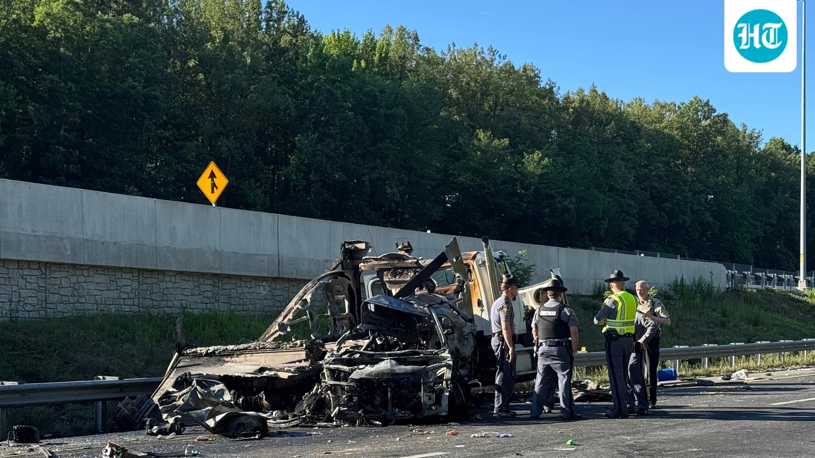 Five dead after bus crashes into six vehicles near Virginia work zone