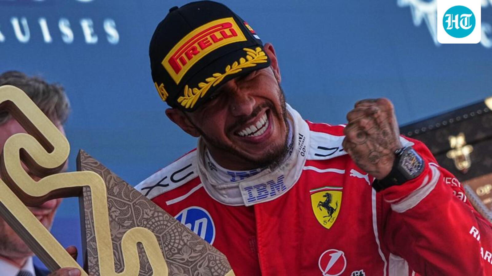 Hamilton rewrites the script, this time in red
