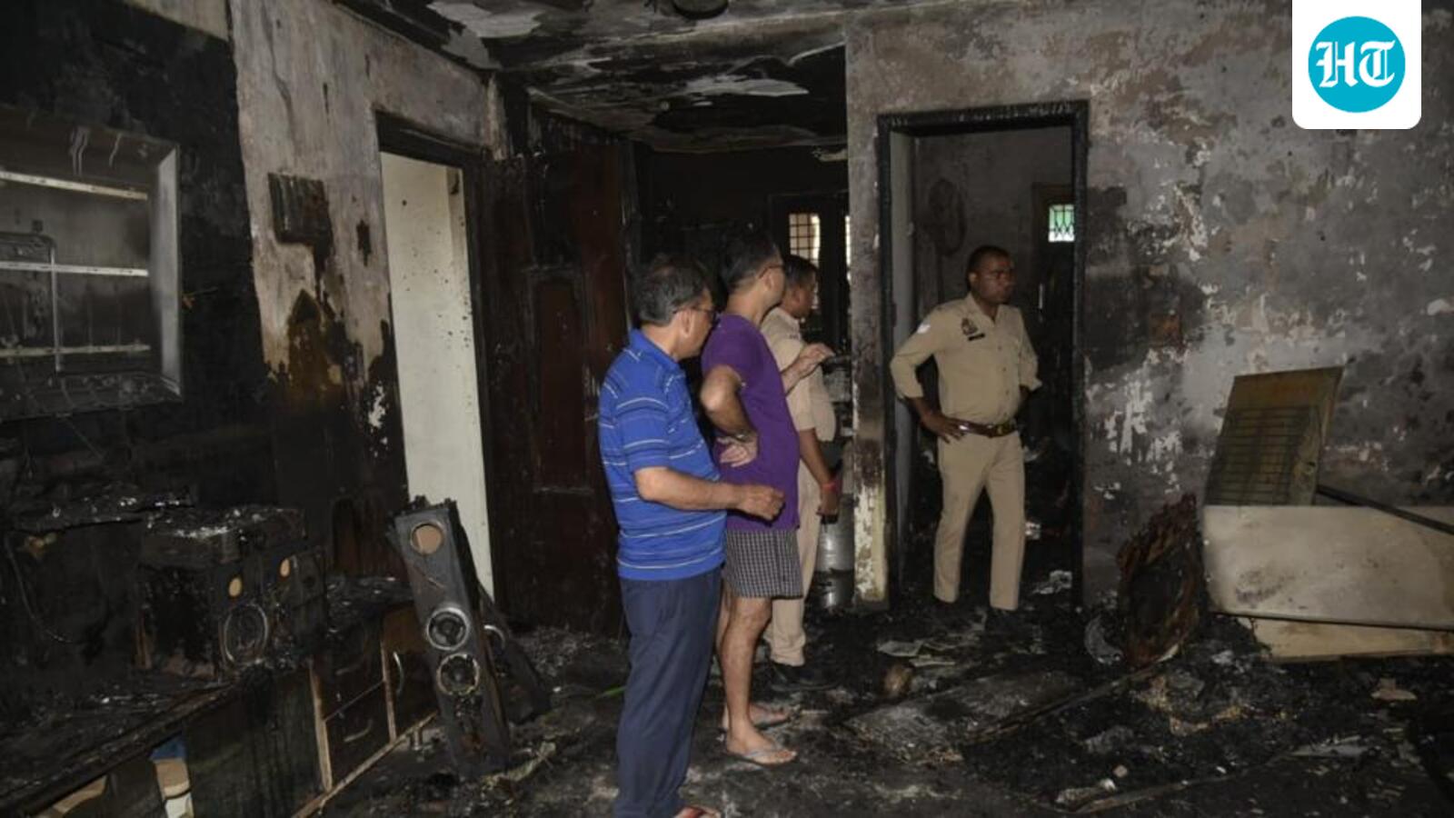Ghaziabad fire: Family of 4 rescued, 3 pet dogs die