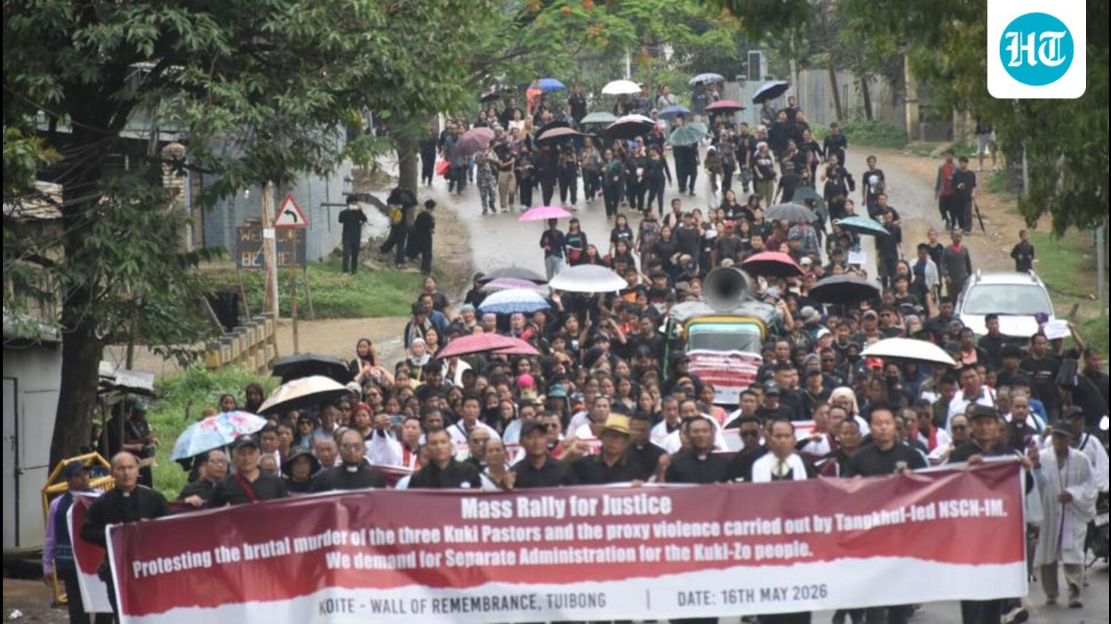 Tensions rise in Manipur as Kuki-Zo, Naga protests over church leaders’ killings