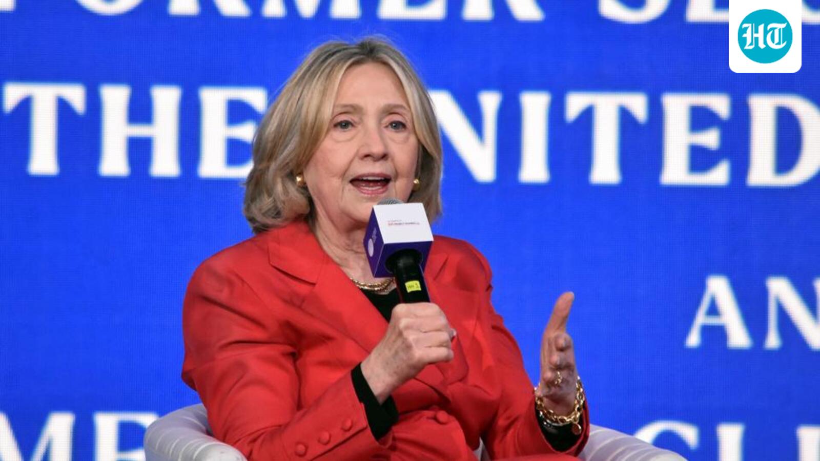 AI’s impact on real-world aspects yet to be understood: Hillary Clinton at Mumbai Climate Week