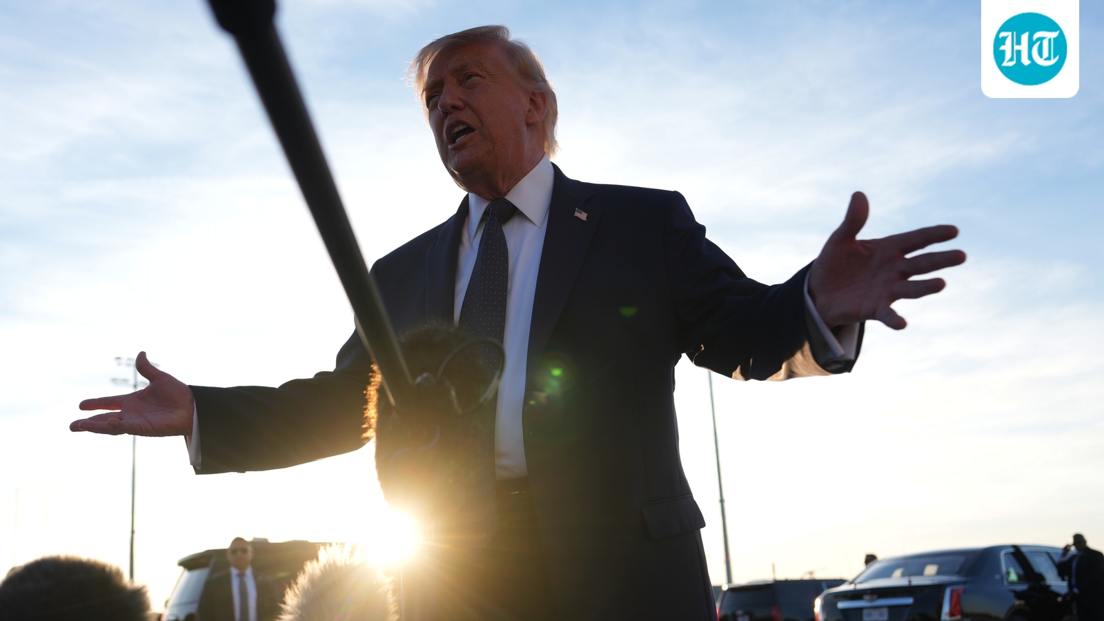 Donald Trump signs the US-Iran peace deal MoU during dinner with Macron in France, official says