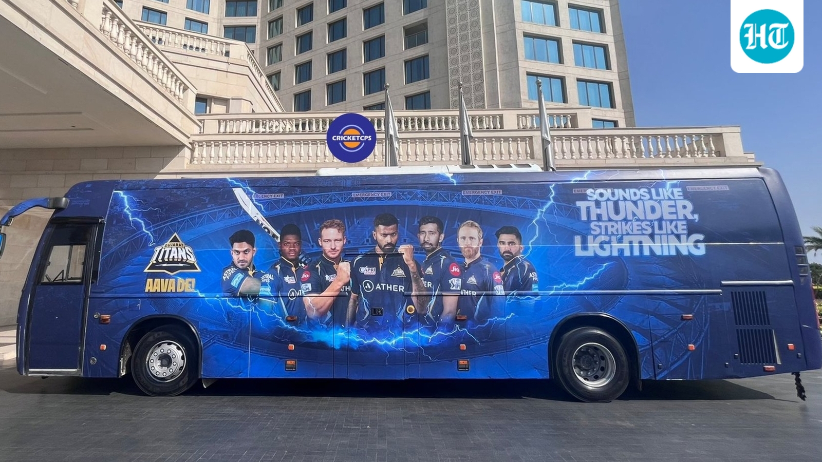 Gujarat Titans players, staff evacuated from team bus after short circuit causes breakdown