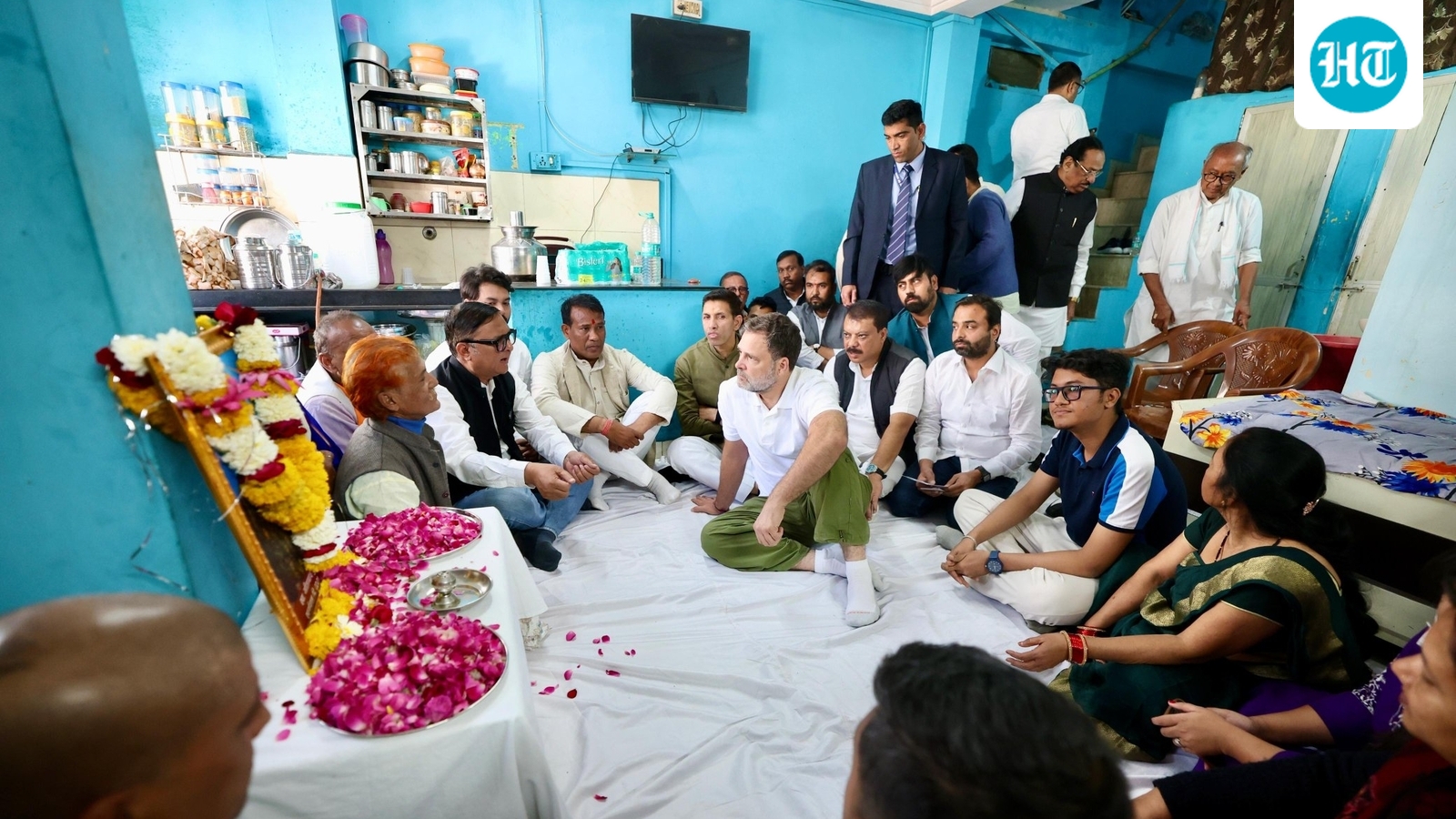 Rahul Gandhi meets families of Indore water contamination victims, hits BJP govt: ‘Poison in water, air, medicines’