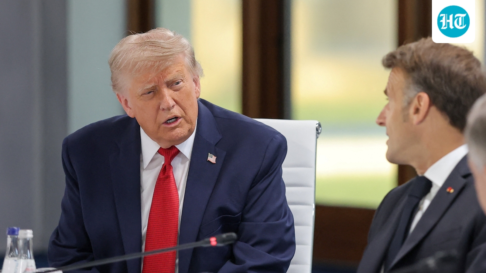 ‘I am the boss’: Trump jokingly tells world leaders as he arrives for meeting on final day at G7 summit