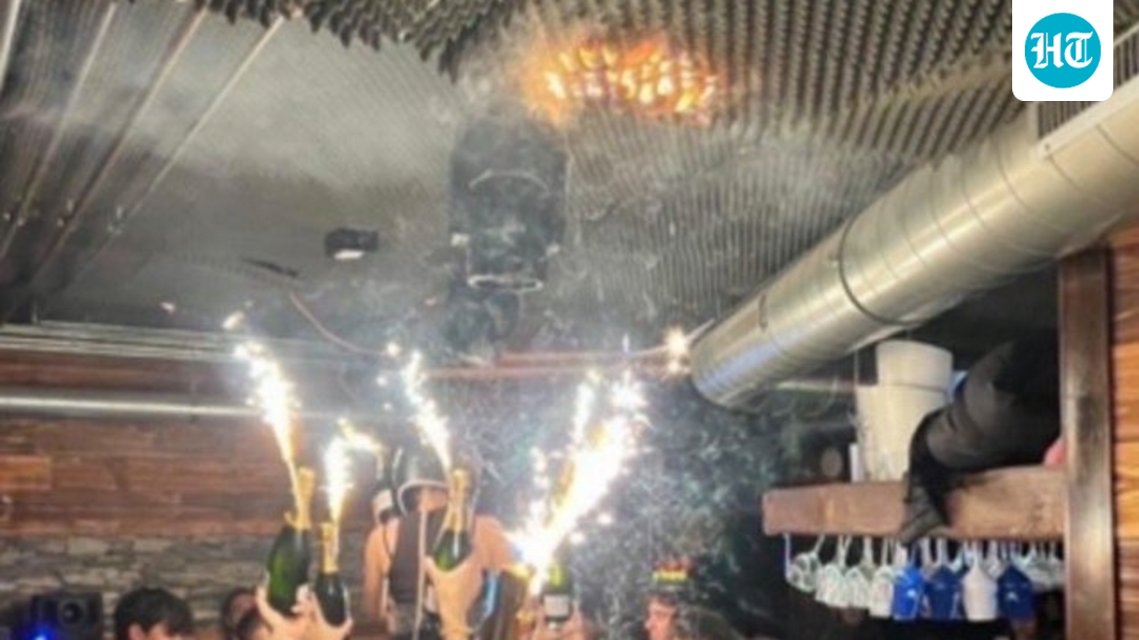 Video shows moment when fire rips through upscale Swiss bar on New Year that killed 40