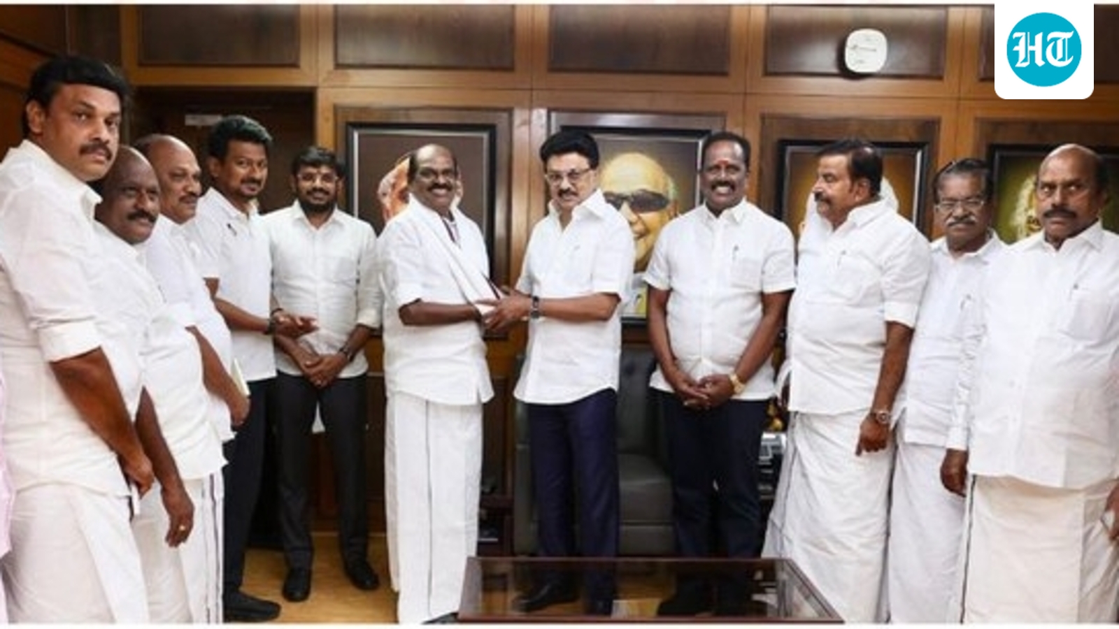Former AIADMK Minister R Vaithilingam joins DMK