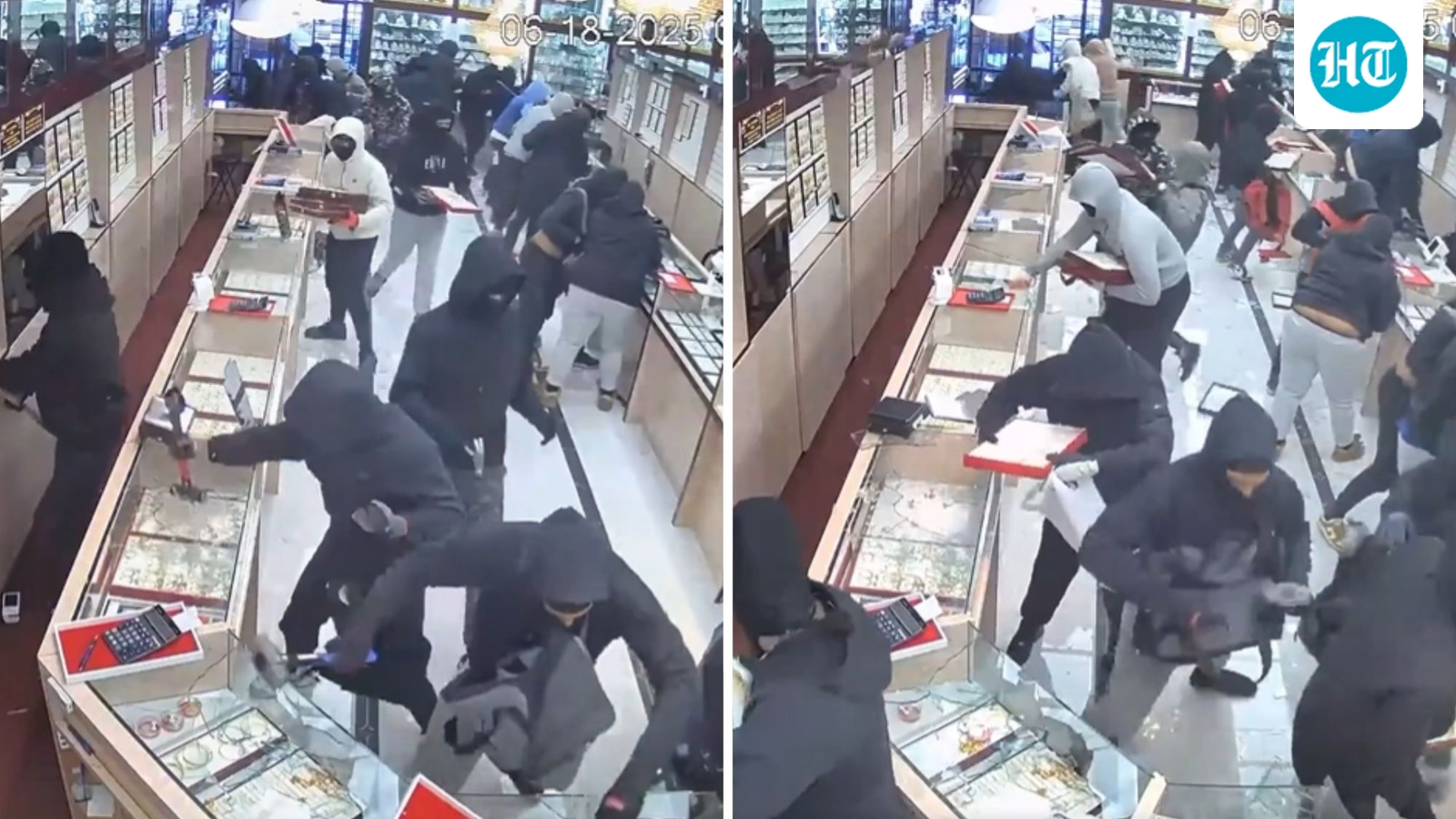 Viral video: Gang steals jewellery worth $1.7 million in just one minute from Indian-American family’s store