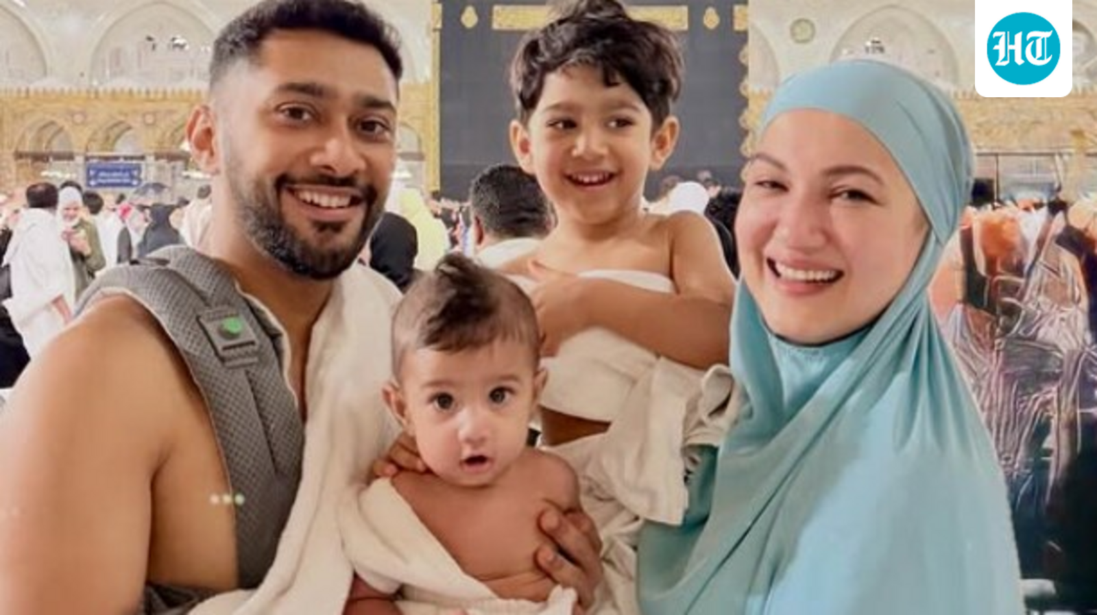 Gauahar Khan and Zaid Darbar leave fans in awe as they share first picture of their son Farwaan during Umrah