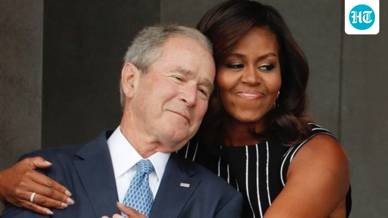 What makes George Bush and Michelle Obama’s friendship so popular? Former president says ‘country is starved to see…'