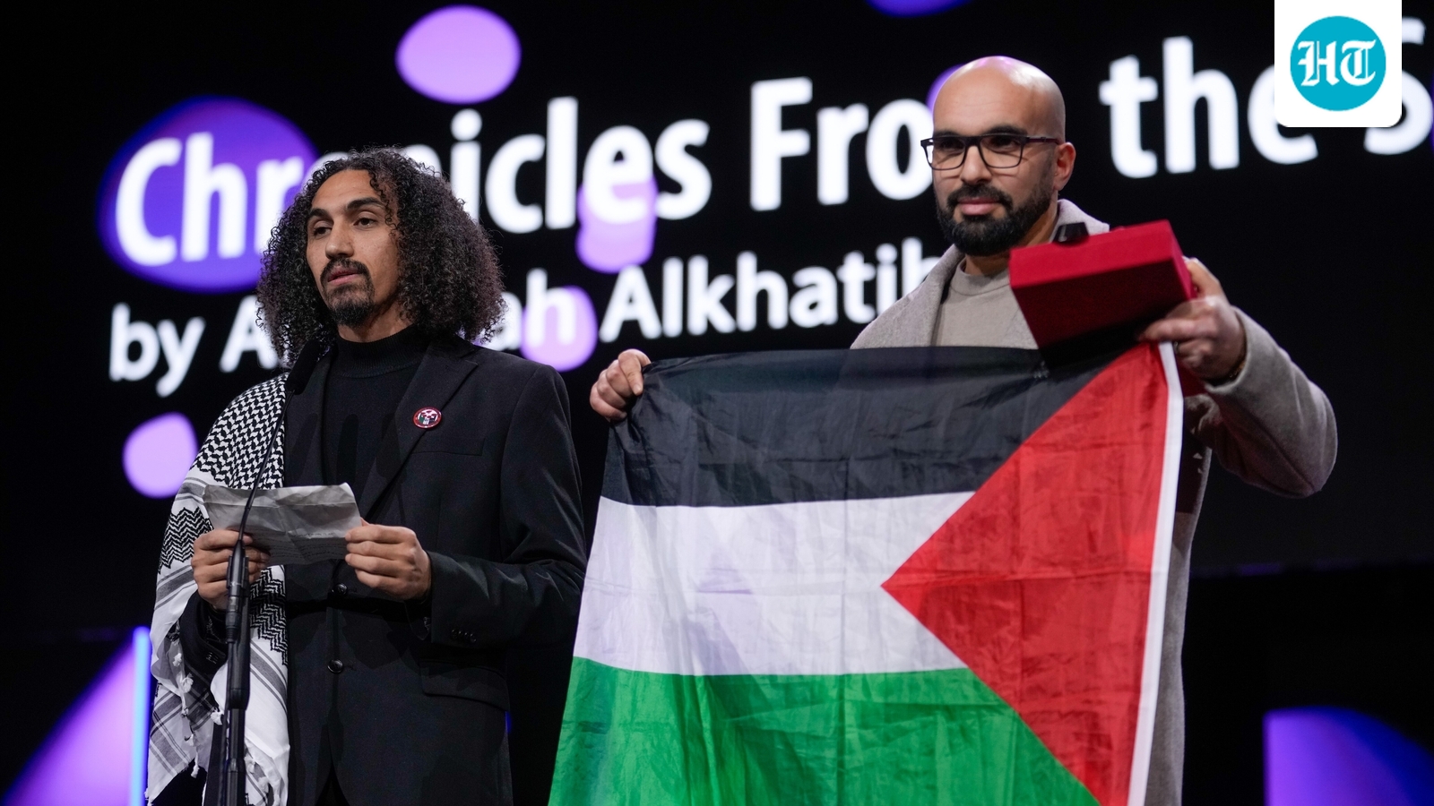 Keffiyeh-wearing Syrian filmmaker calling Germany 'partner in Gaza genocide' ruffles feathers at Berlin Film Festival