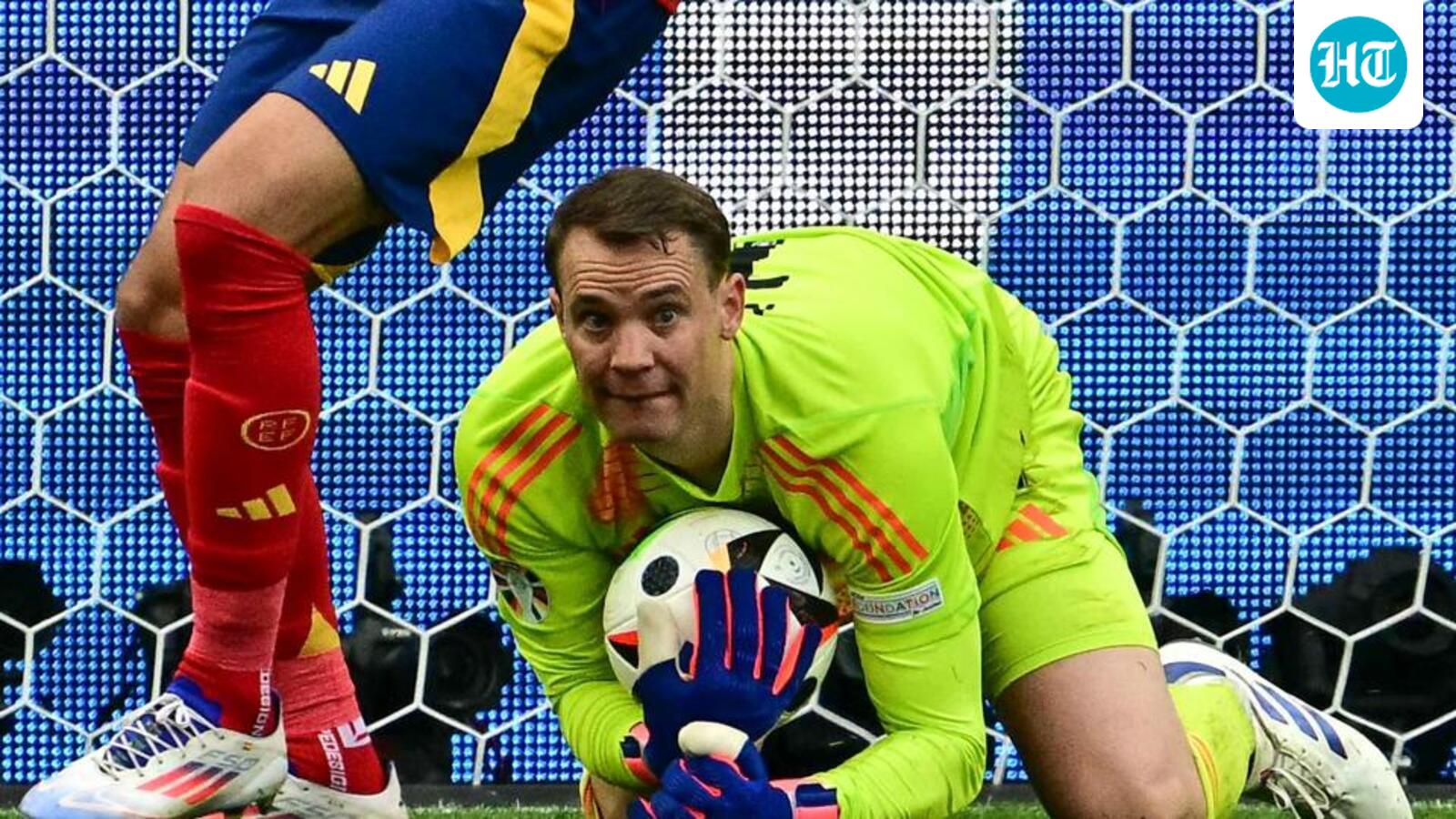 Neuer heads to his fifth, feet first