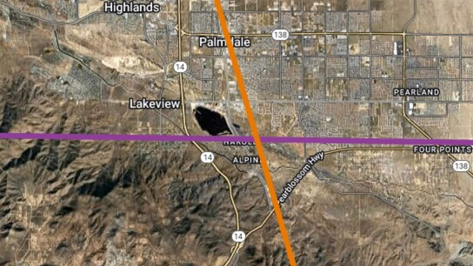Palmdale Ellie Fire: Map and evacuation updates as blaze spreads near Lake Palmdale