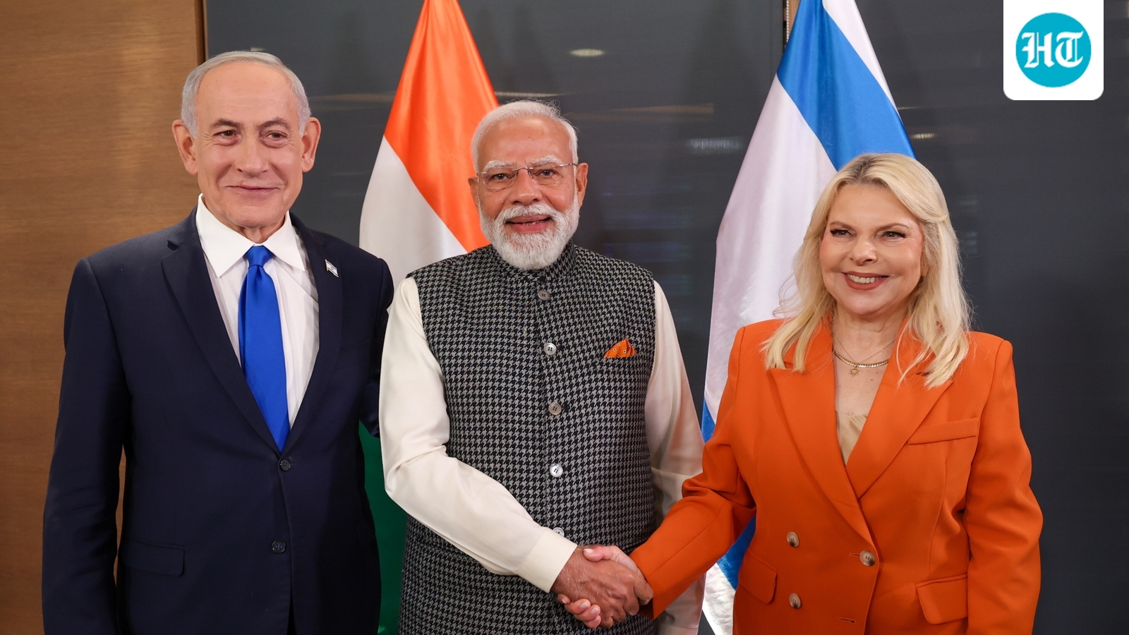 ‘Saffron sync unlocked’: PM Modi's pocket square matches Israeli First Lady Sara's dress, Netanyahu quips | Video