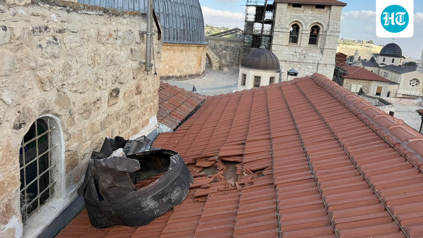 Al-Aqsa mosque hit in Iran strikes? Israel shares image of missile shrapnel in Jerusalem Old City
