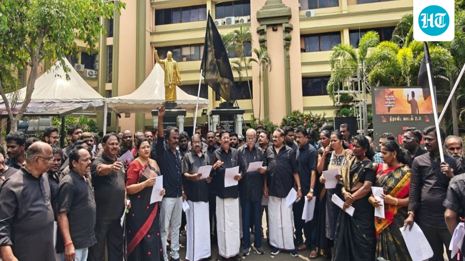 Bill burnt, black flags raised: How Opposition pushed back against 3 key bills introduced in Parliament