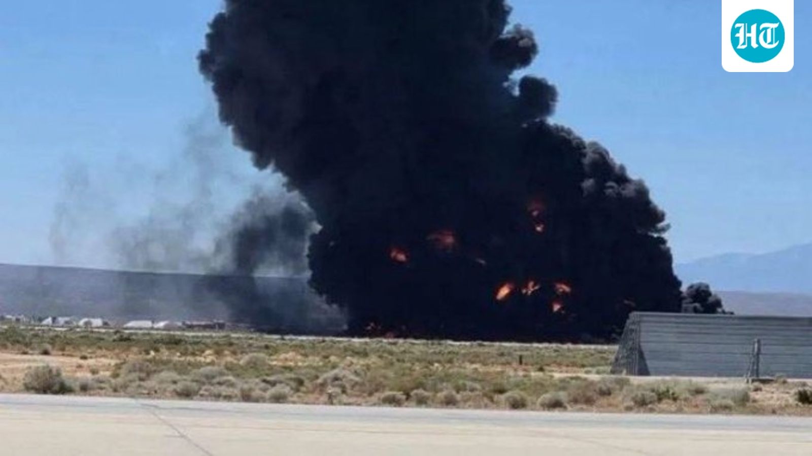 California Edwards AFB B-52 crash: Videos show massive smoke as bomber plane goes down