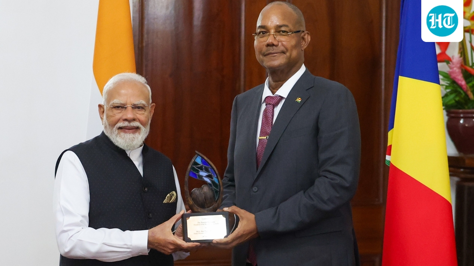 PM Modi receives Seychelles' highest environmental honour, 'Guardian of the Blue Horizon'