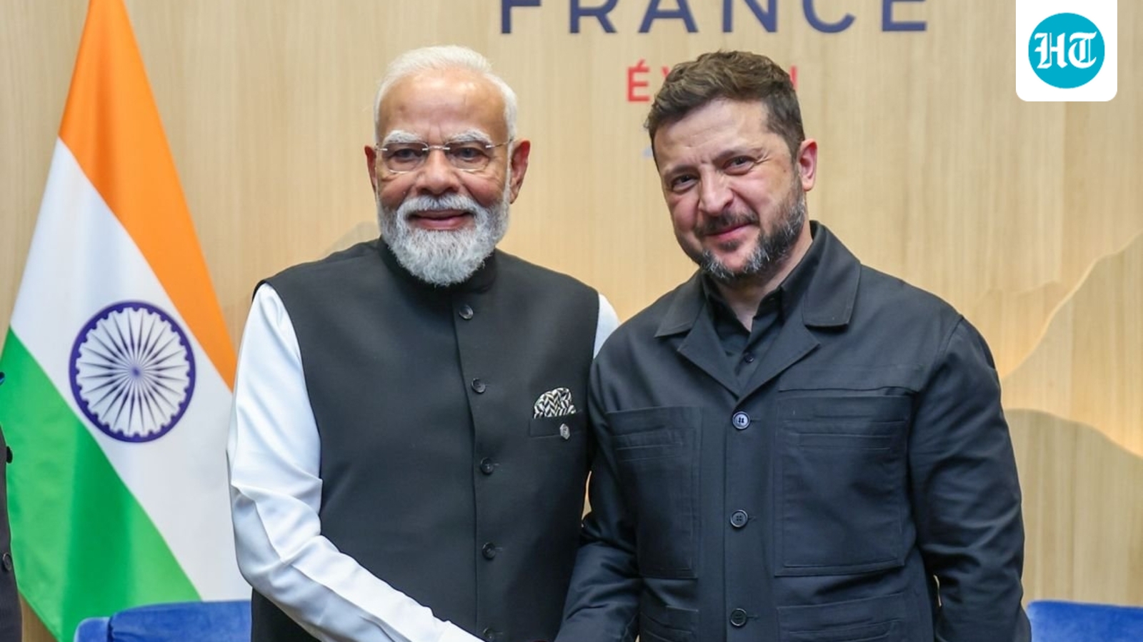 'India always on the side of peace': PM Modi meets Zelensky in Evian during G7 Summit