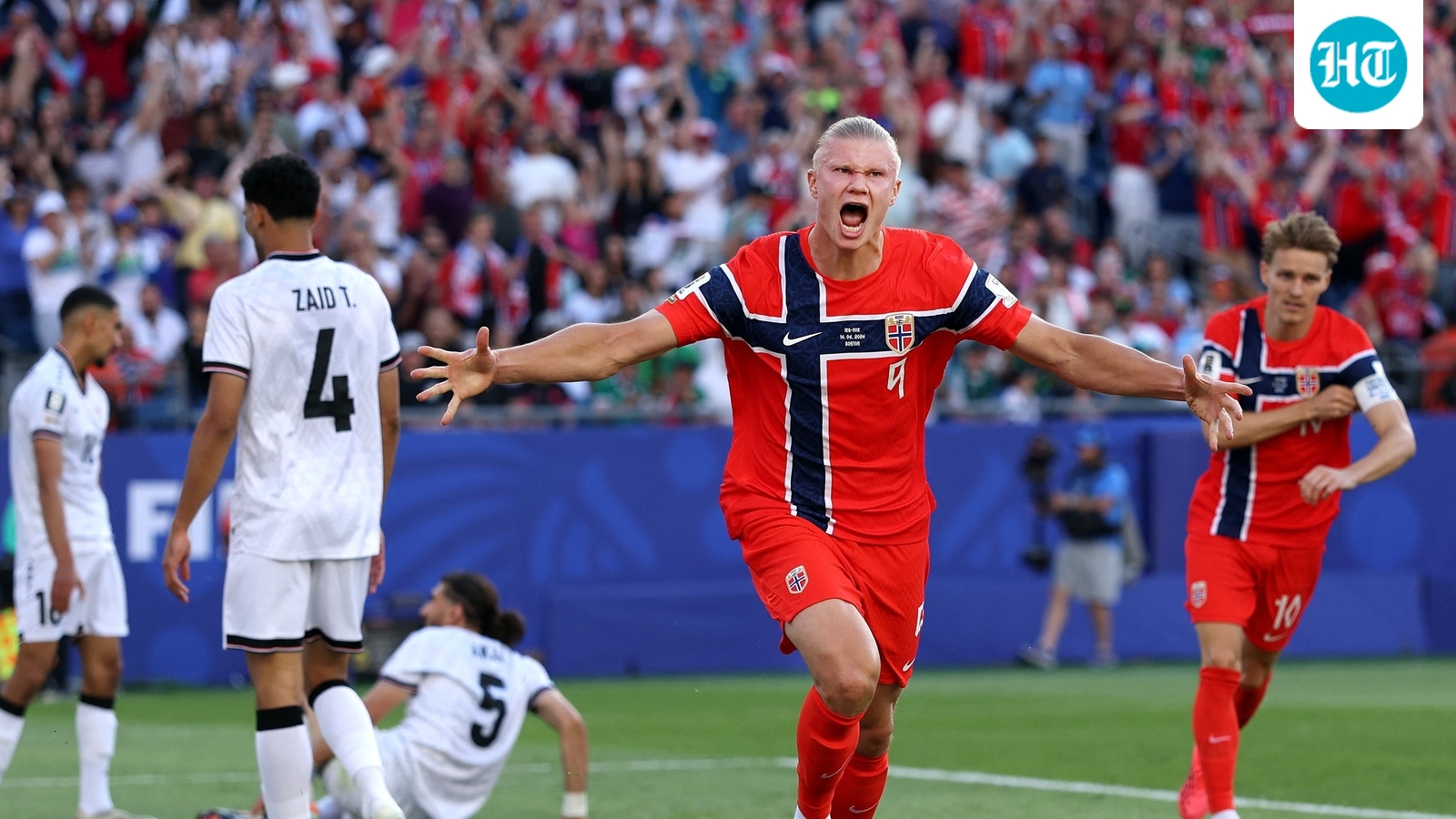 Erling Haaland scores twice, adds assist in FIFA World Cup debut as Norway tops Iraq 4-1