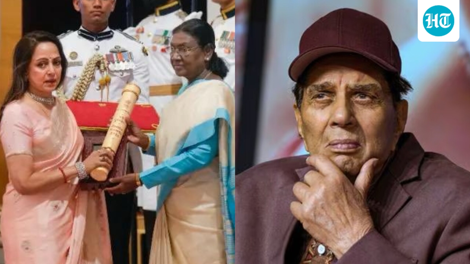 Hema Malini felt Dharmendra’s 'warm presence’ while accepting his Padma Vibhushan award: ‘Tears welled up’