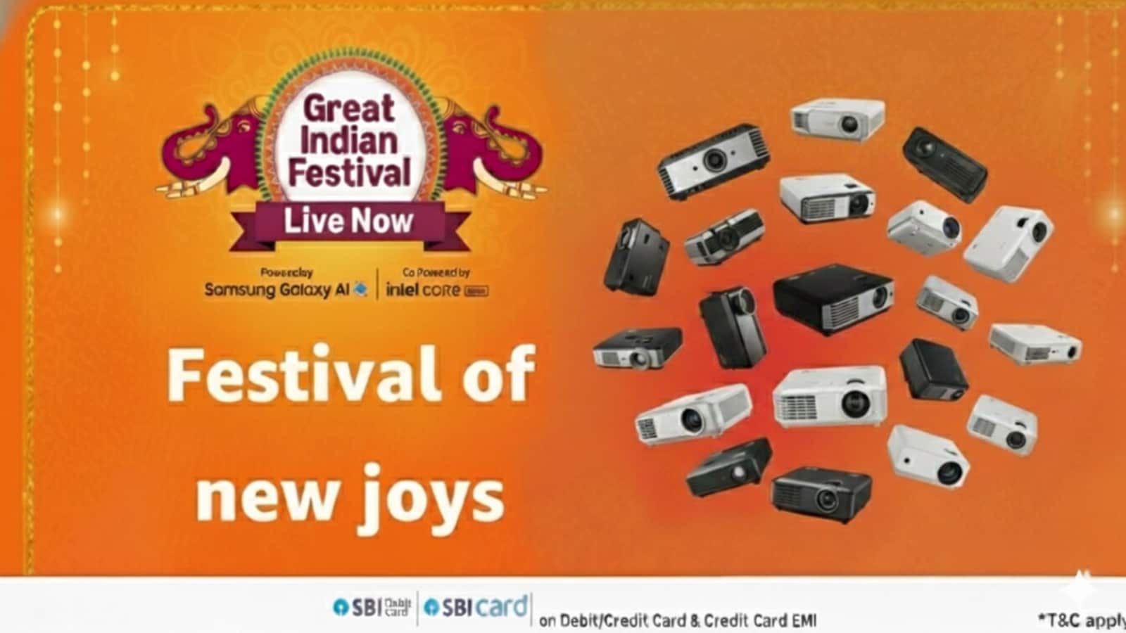 Highly rated projectors from  ₹5290, up to 80% off in Amazon Diwali Sale; WZATCO, EGate, BenQ deals were never this low