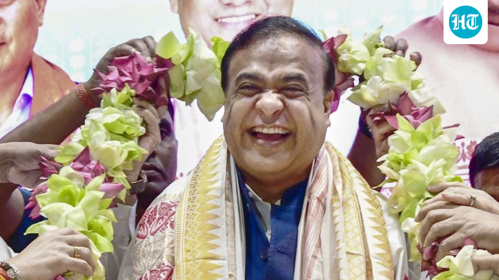 Himanta Biswa Sarma takes oath as Assam CM again, BJP wave continues to sweep state