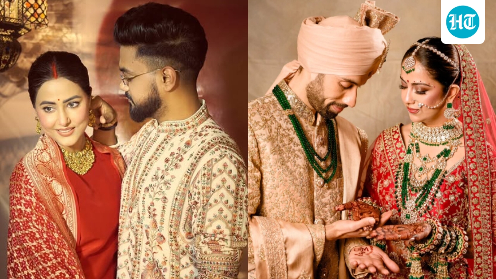 Hina Khan, Rocky Jaiswal say 'we can't get married on television' like Avika Gor and Milind Chandwani