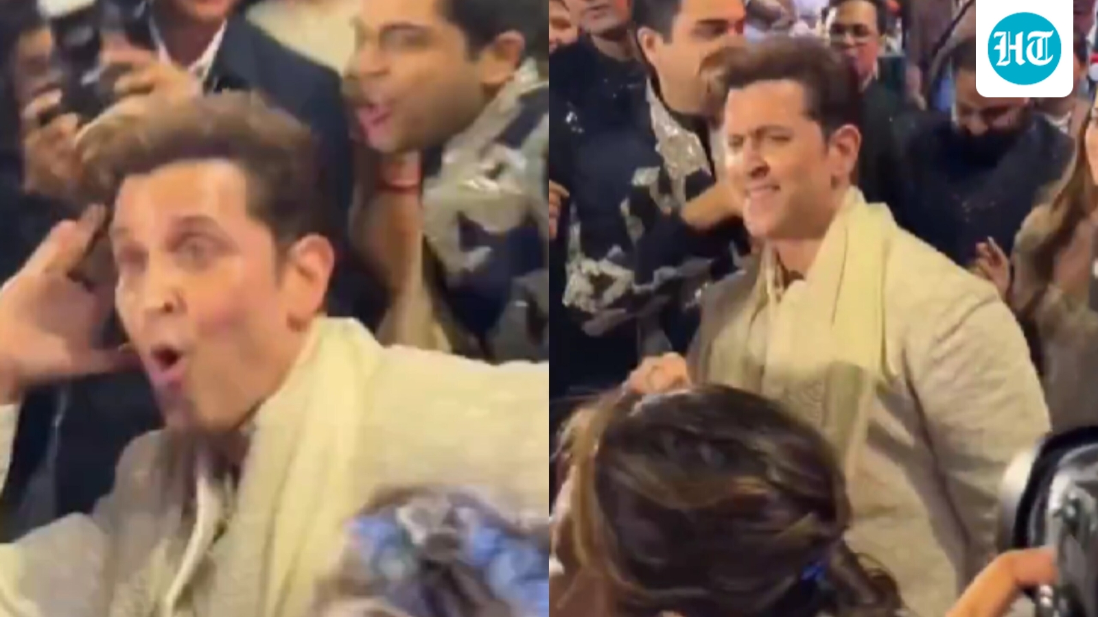 Hrithik Roshan, 52, serves nostalgia as he recreates Kaho Naa Pyaar Hai hookstep at wedding; fans love his energy. Watch