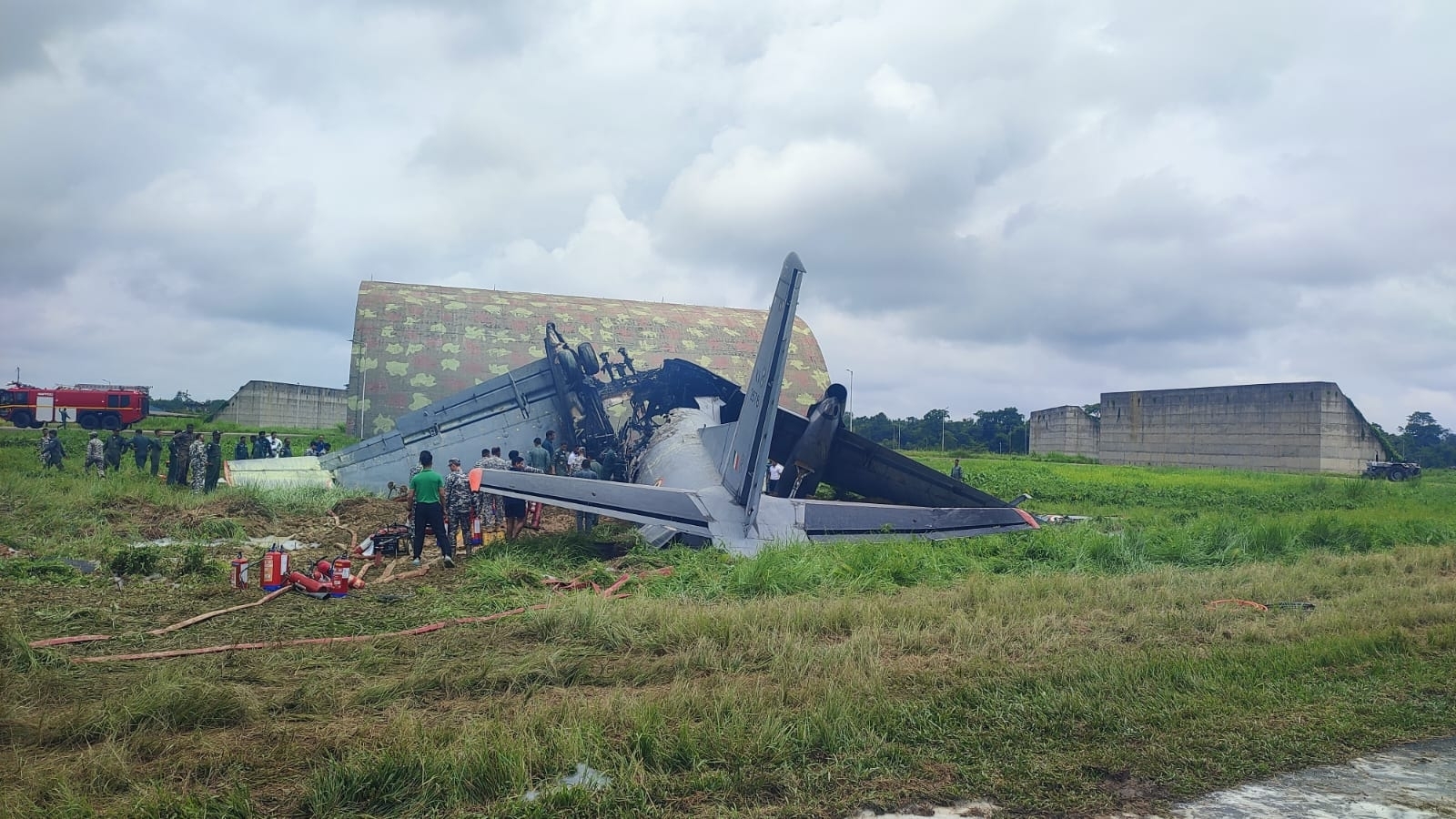 IAF aircraft crashes while landing in Assam's Jorhat