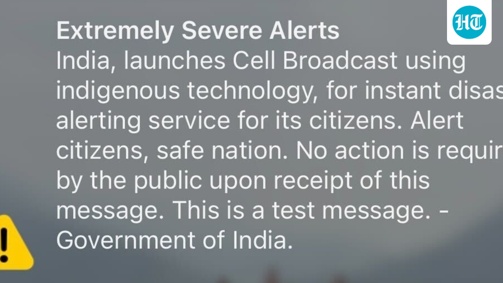 India tests disaster info system, citizens get loud beeps on phones with ‘extremely severe alert’