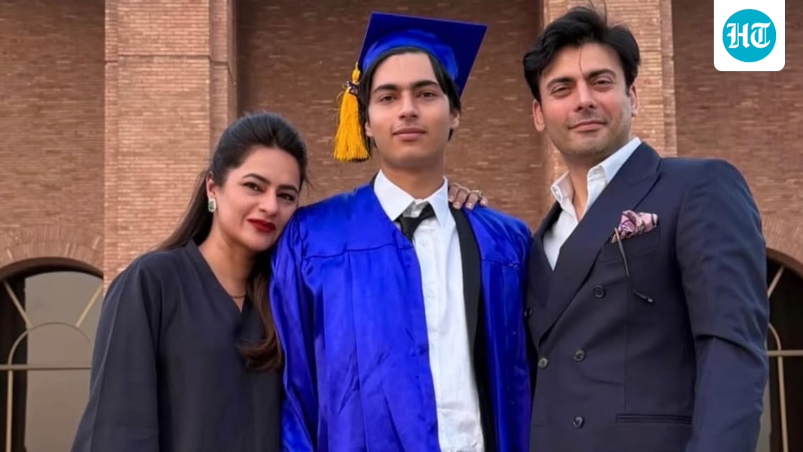 Fawad Khan and wife Sadaf beam with pride at their son Ayaan’s graduation ceremony. See photo