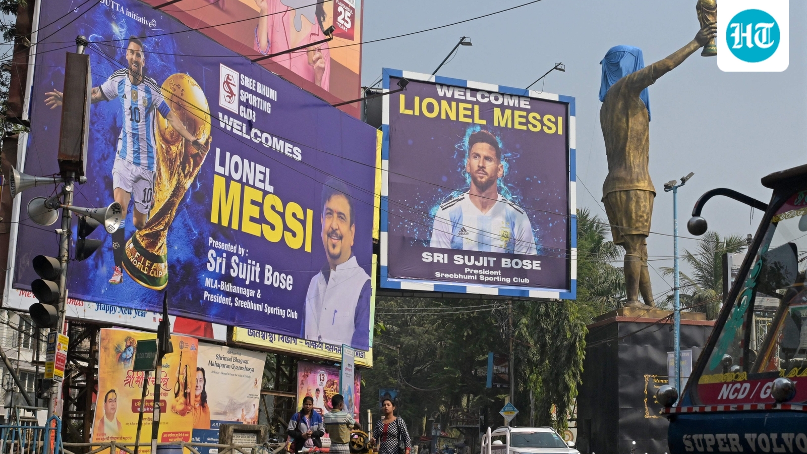 Traffic advisory in Kolkata ahead of Lionel Messi's visit to Yuba Bharati Stadium. Check details