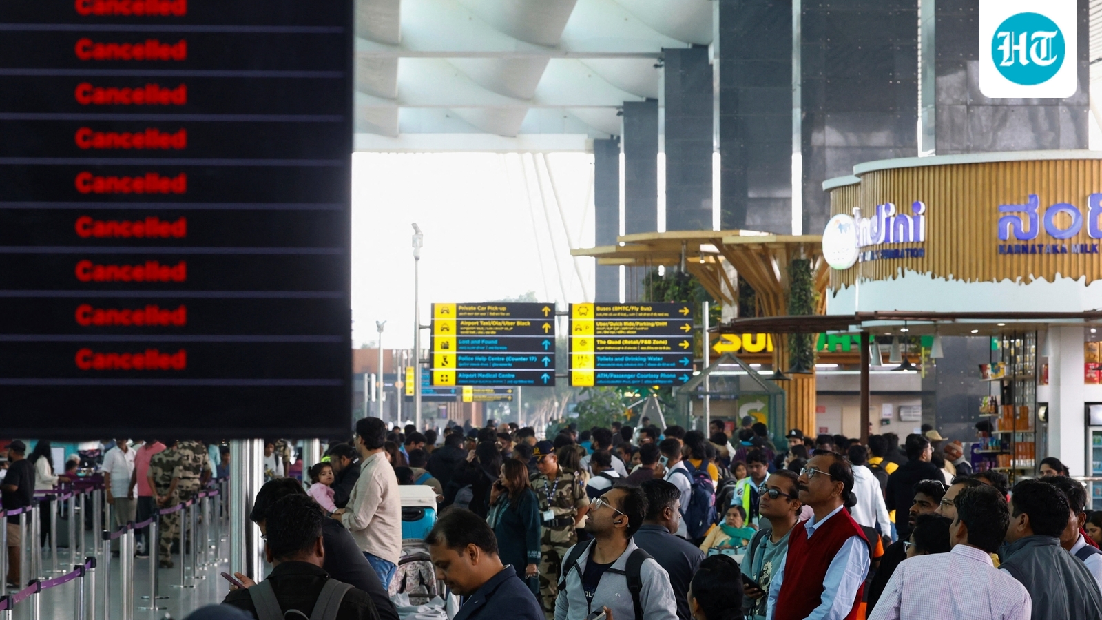 IndiGo flight cancellations live updates: Over 500 flights cancelled in Delhi, Mumbai, Chennai; Bengaluru worst-hit