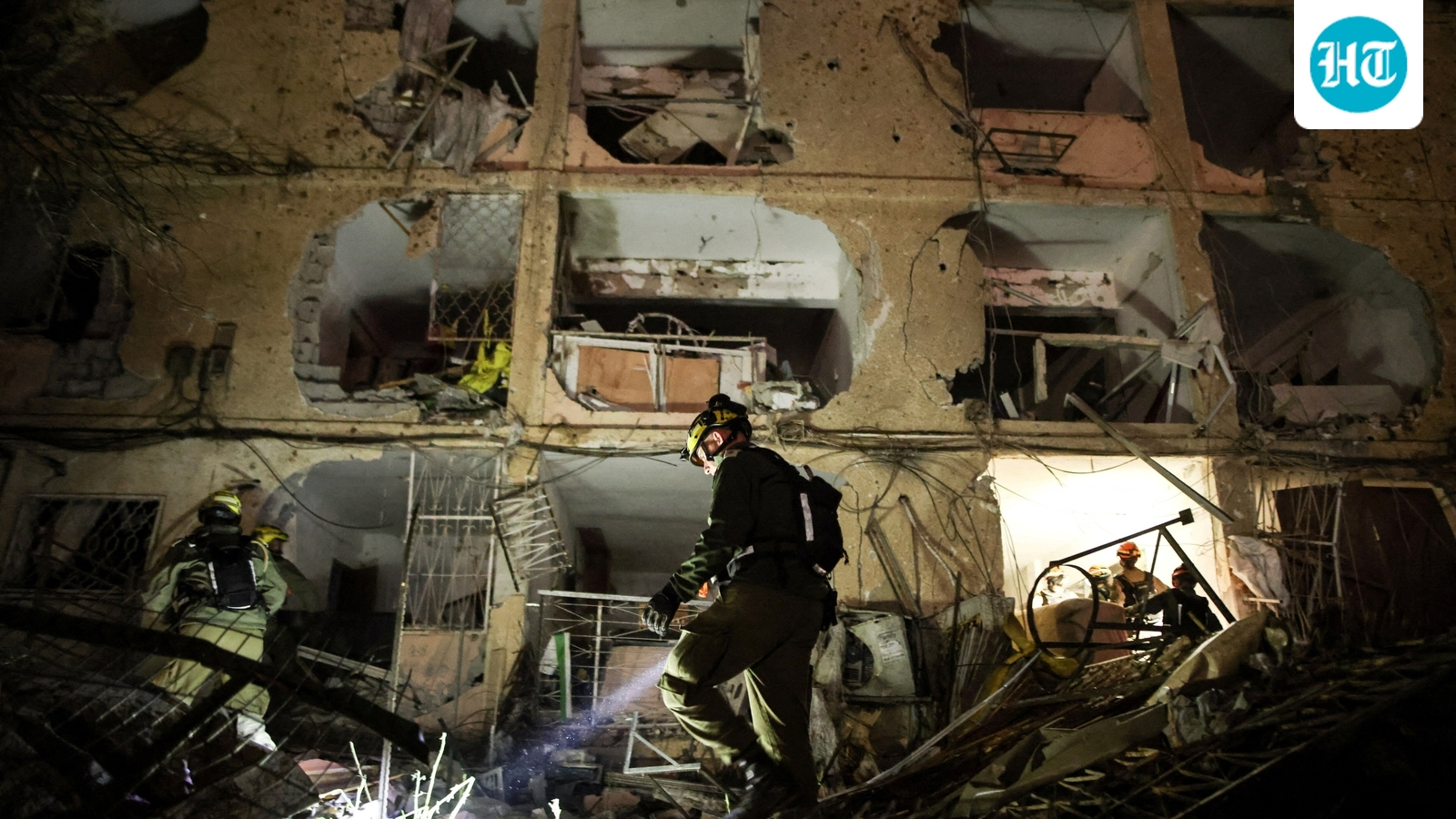 Iranian missile strikes Israeli town housing nuclear facility