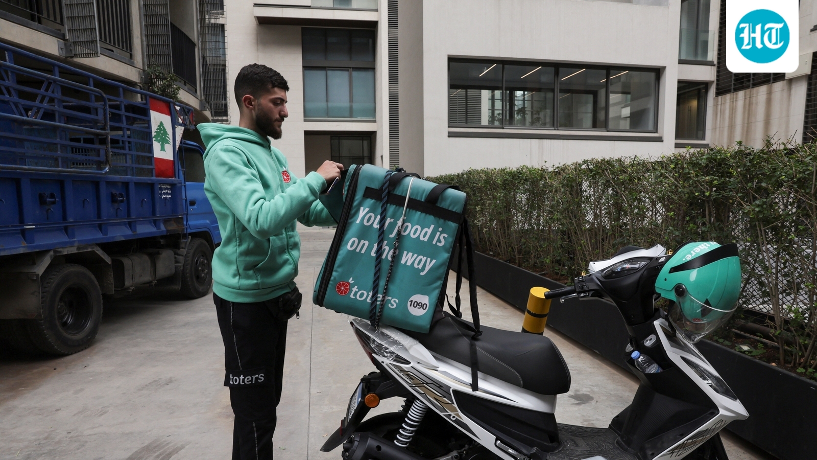 Beirut food delivery drivers steer clear of danger as Israel expands strikes