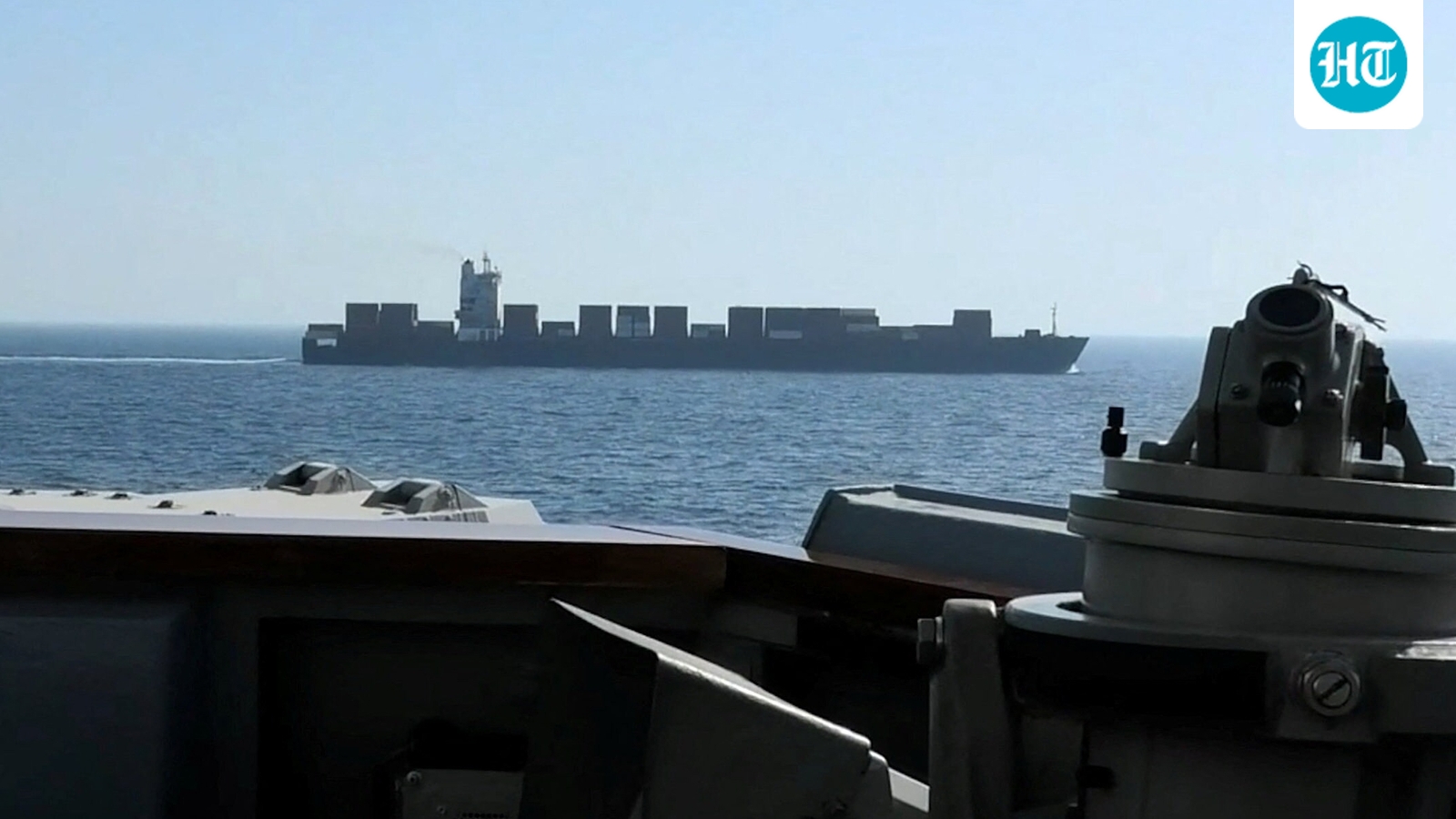 US shares clip of warship tackling vessels near Iranian ports: ‘If you attempt to run…’ | WATCH