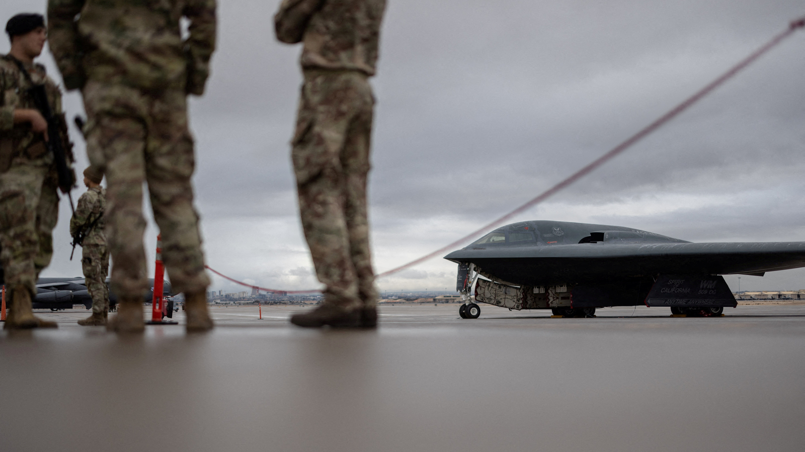 Pentagon video shows B-2 bombers taking off from US base to strike Iran under Operation Midnight Hammer | Watch